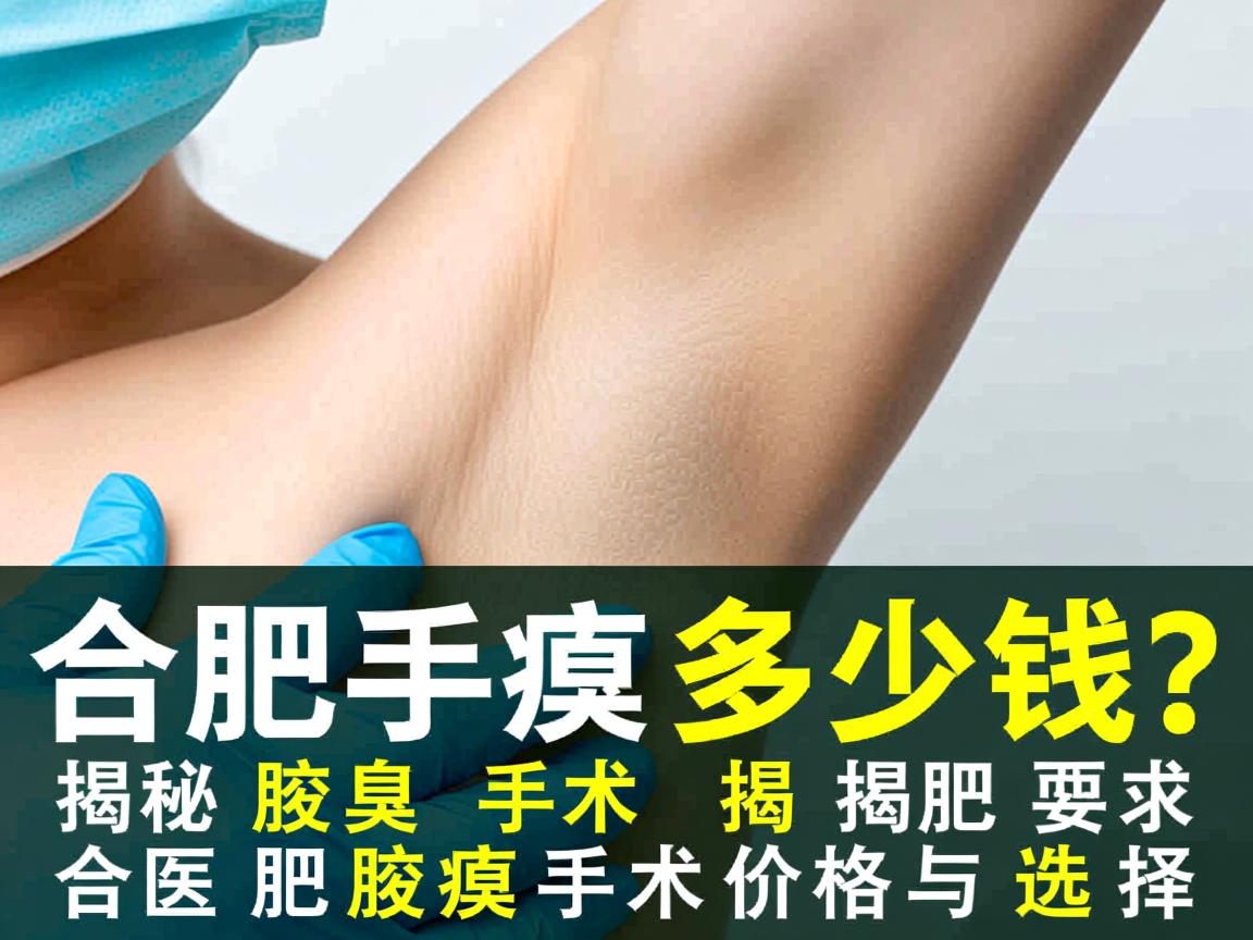 合肥腋臭手术多少钱？揭秘合肥腋臭手术价格与选择