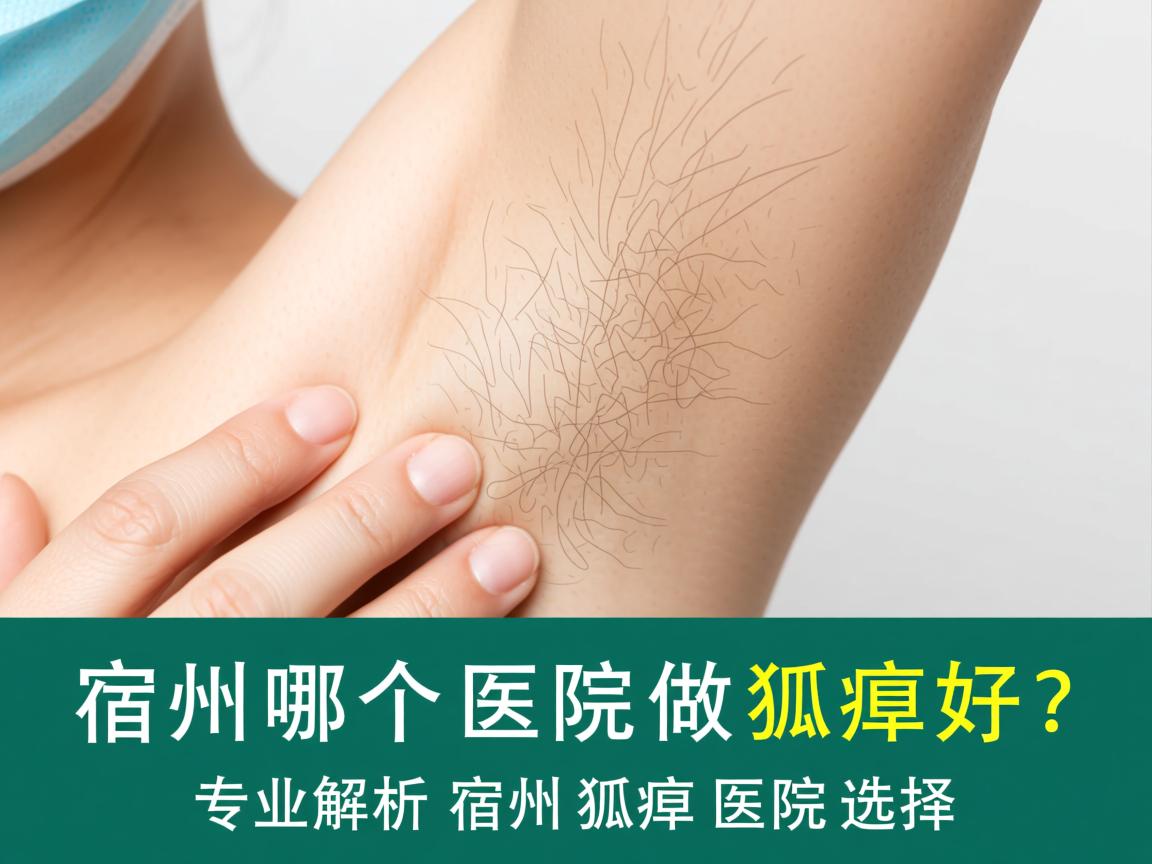 宿州哪个医院做狐臭好？专业解析宿州狐臭医院选择