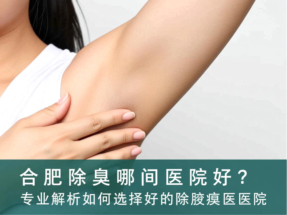 合肥除腋臭哪间医院好？专业解析如何选择好的除腋臭医院