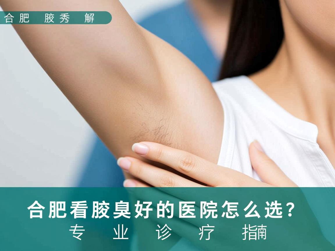 合肥腋秀解析，合肥看腋臭好的医院怎么选？专业诊疗指南