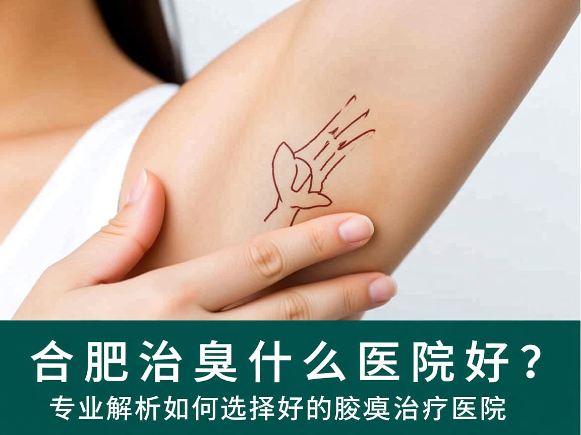 合肥治腋臭什么医院好？专业解析如何选择好的腋臭治疗医院