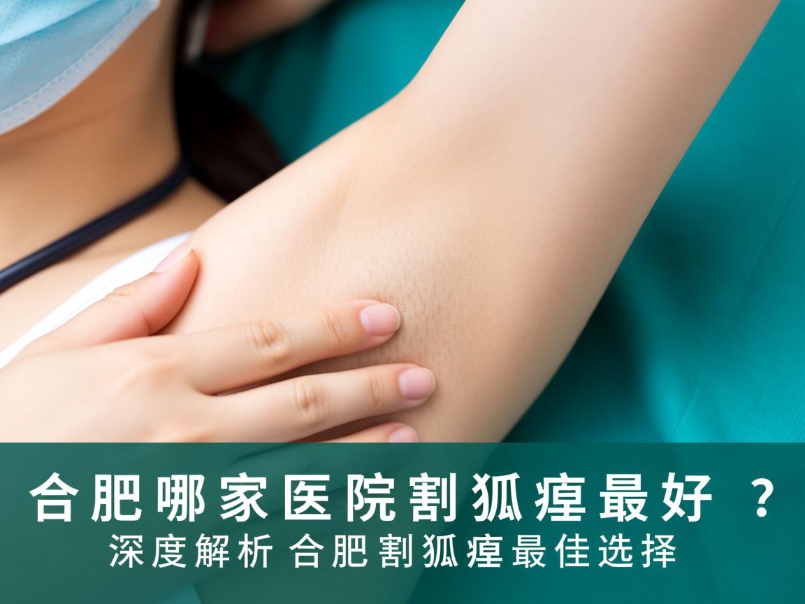合肥哪家医院割狐臭最好？深度解析合肥割狐臭最佳选择