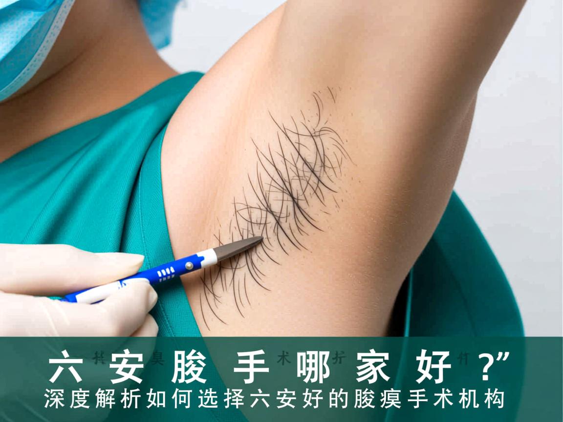 六安腋臭手术哪家好？深度解析如何选择六安好的腋臭手术机构