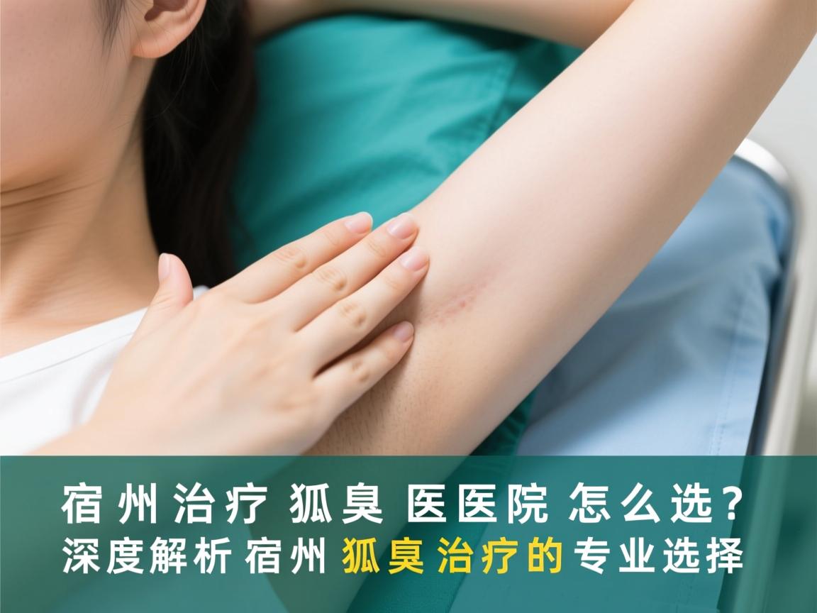 宿州治疗狐臭医院怎么选？深度解析宿州狐臭治疗的专业选择