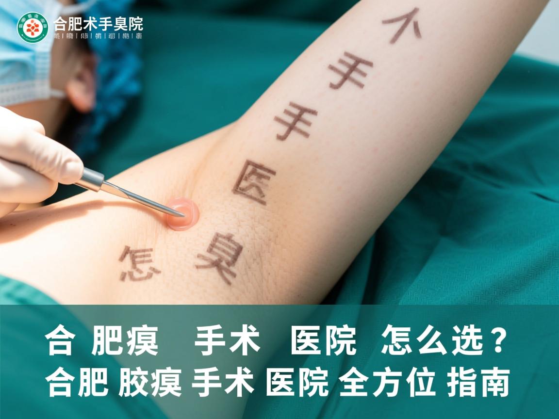 合肥腋臭手术医院怎么选？合肥腋臭手术医院全方位指南