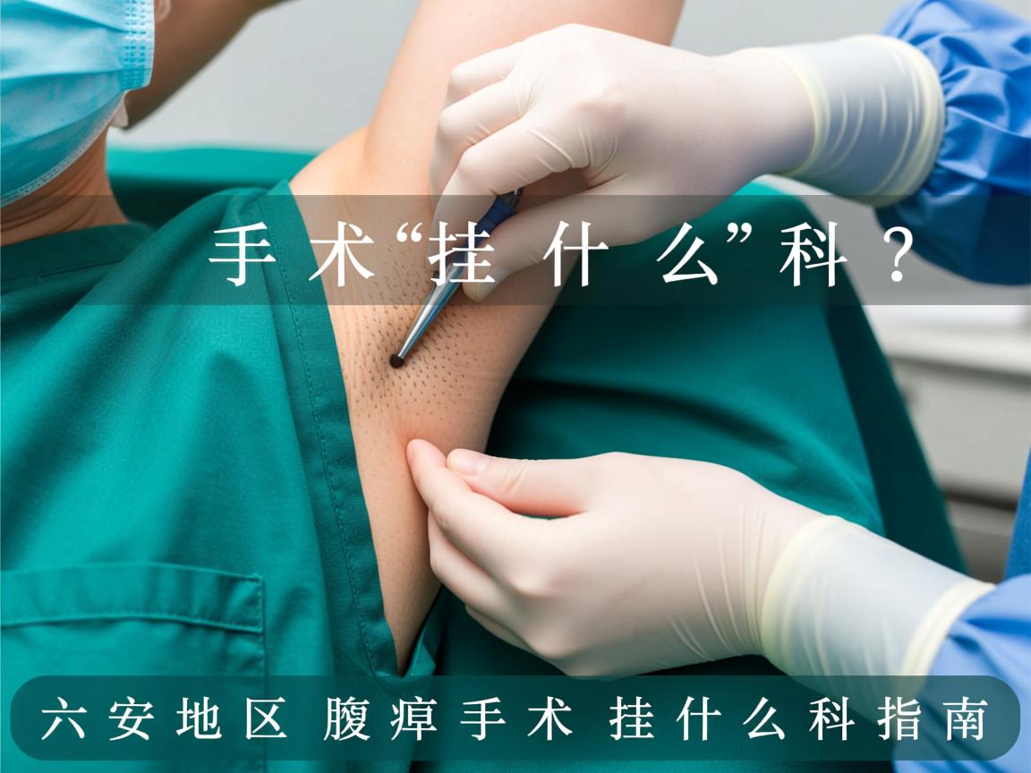 腋臭手术挂什么科？六安地区腋臭手术挂什么科指南