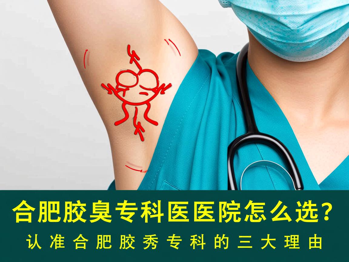 合肥腋臭专科医院怎么选？认准合肥腋秀专科的三大理由