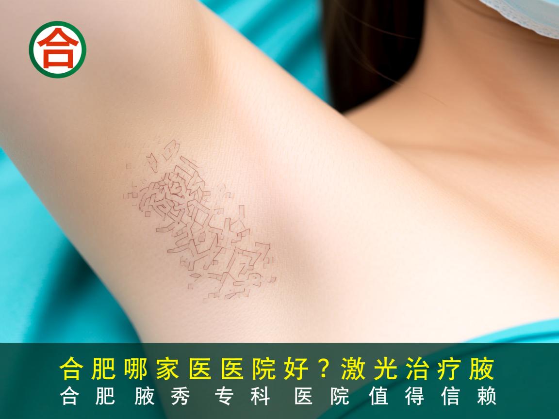 合肥哪家医院好？激光治疗腋臭，合肥腋秀专科医院值得信赖