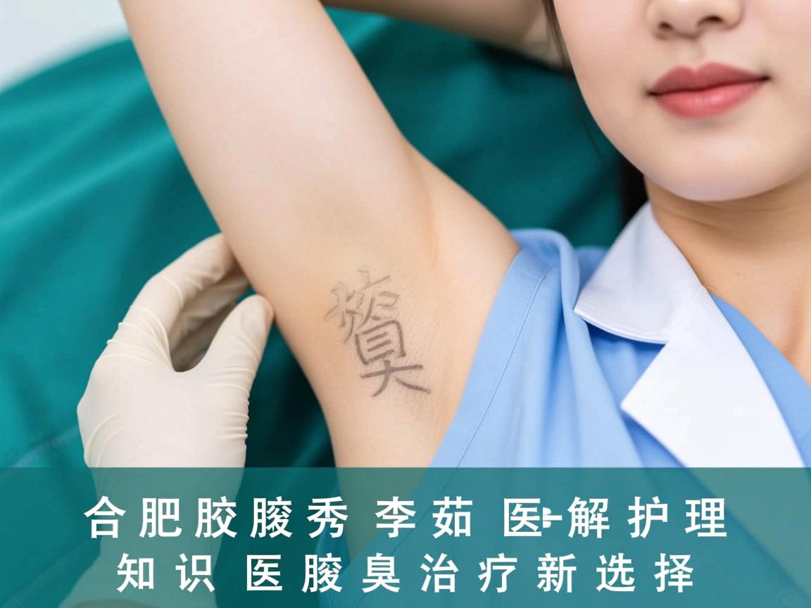合肥腋秀李茹医生解析，专业腋臭医疗护理知识，腋臭治疗新选择