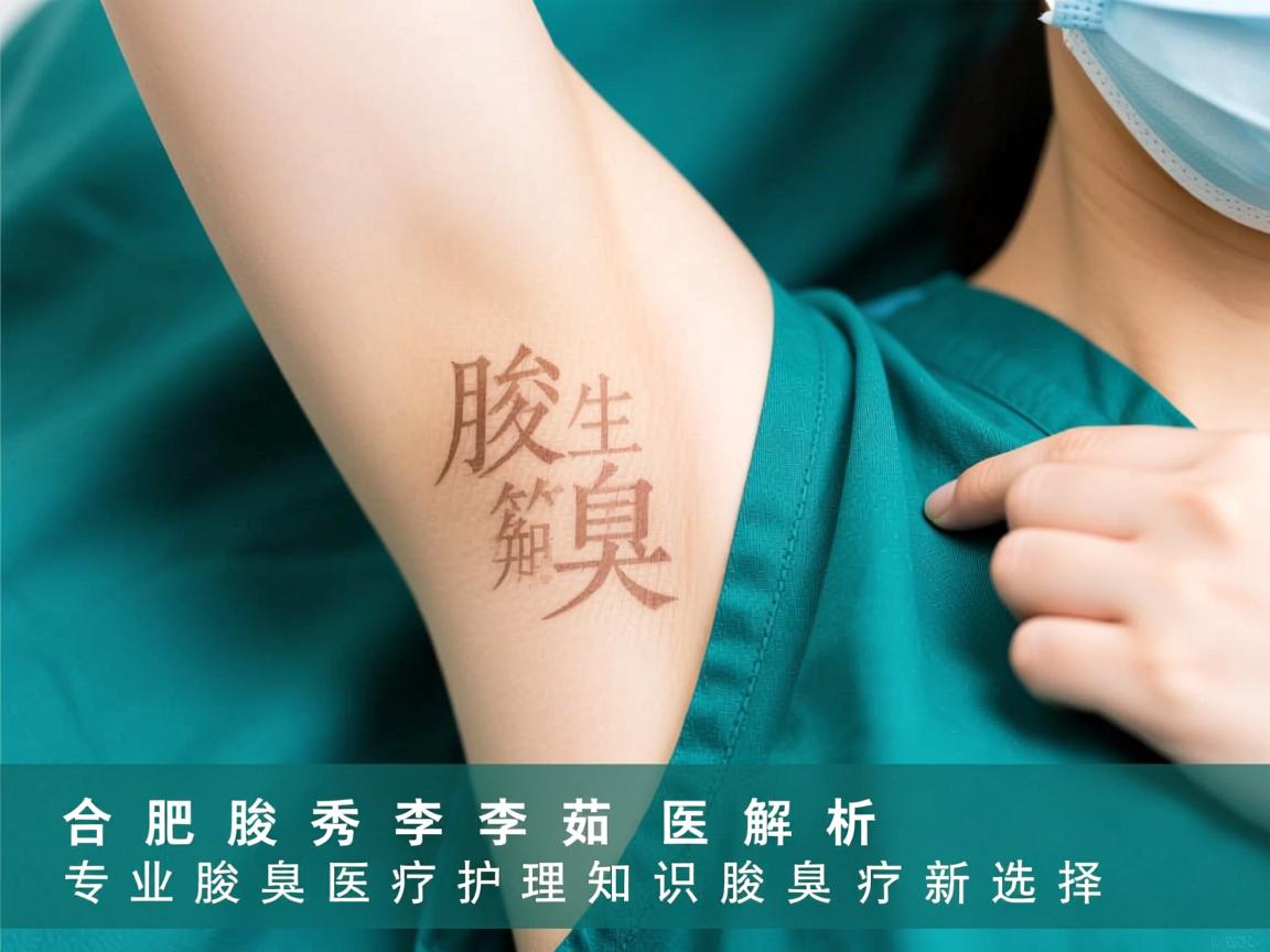 合肥腋秀李茹医生解析，专业腋臭医疗护理知识，腋臭治疗新选择