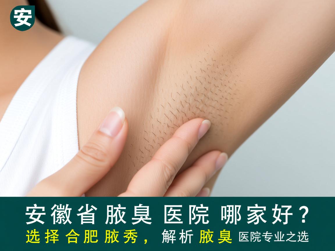 安徽省腋臭医院哪家好？选择合肥腋秀，解析腋臭医院专业之选