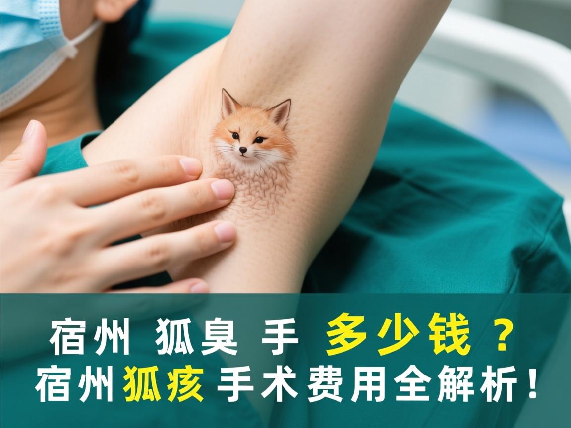 宿州狐臭手术多少钱？宿州狐臭手术费用全解析！