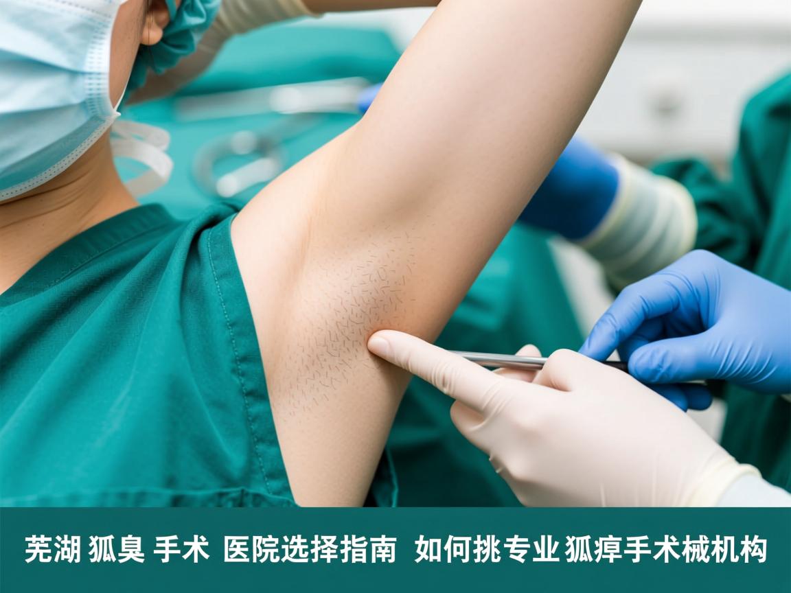 芜湖狐臭手术医院选择指南，如何挑选专业狐臭手术机构