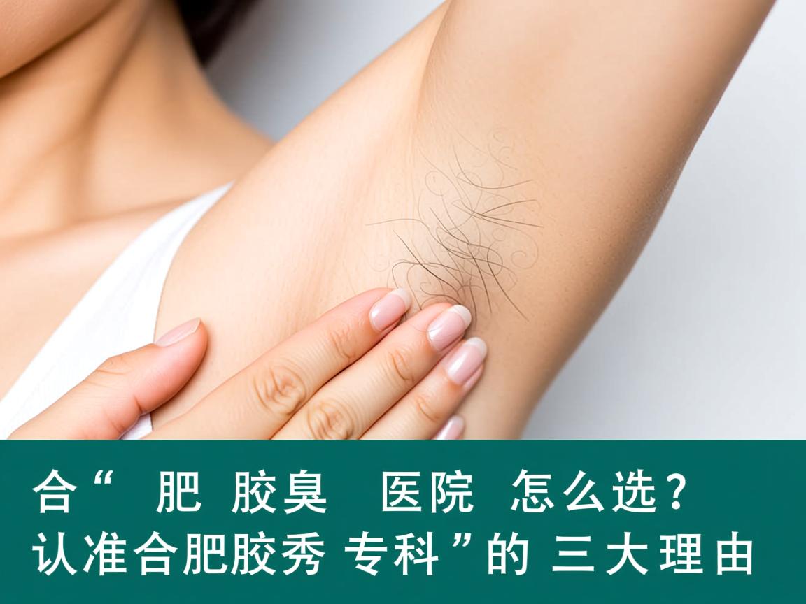 合肥腋臭医院怎么选？认准合肥腋秀专科的三大理由