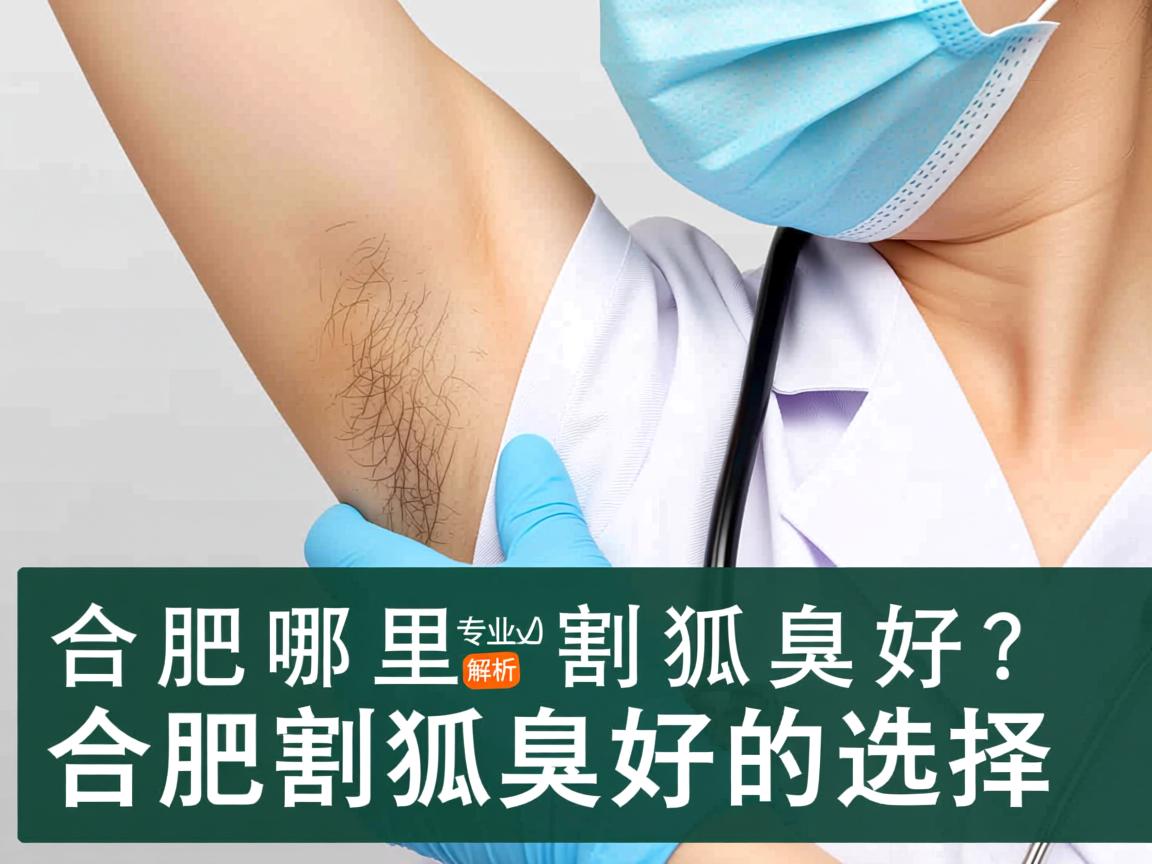 合肥哪里割狐臭好？专业解析合肥割狐臭好的选择