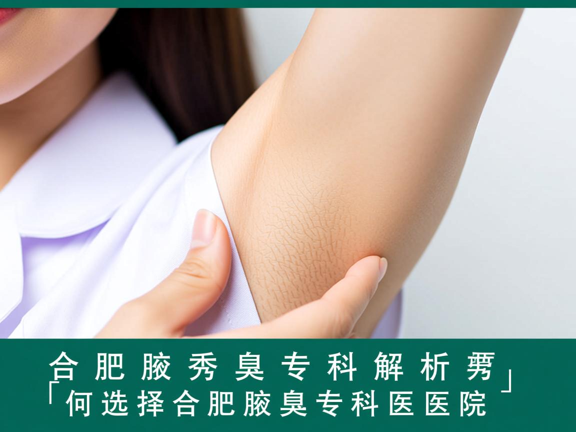 合肥腋秀腋臭专科解析，如何选择合肥腋臭专科医院