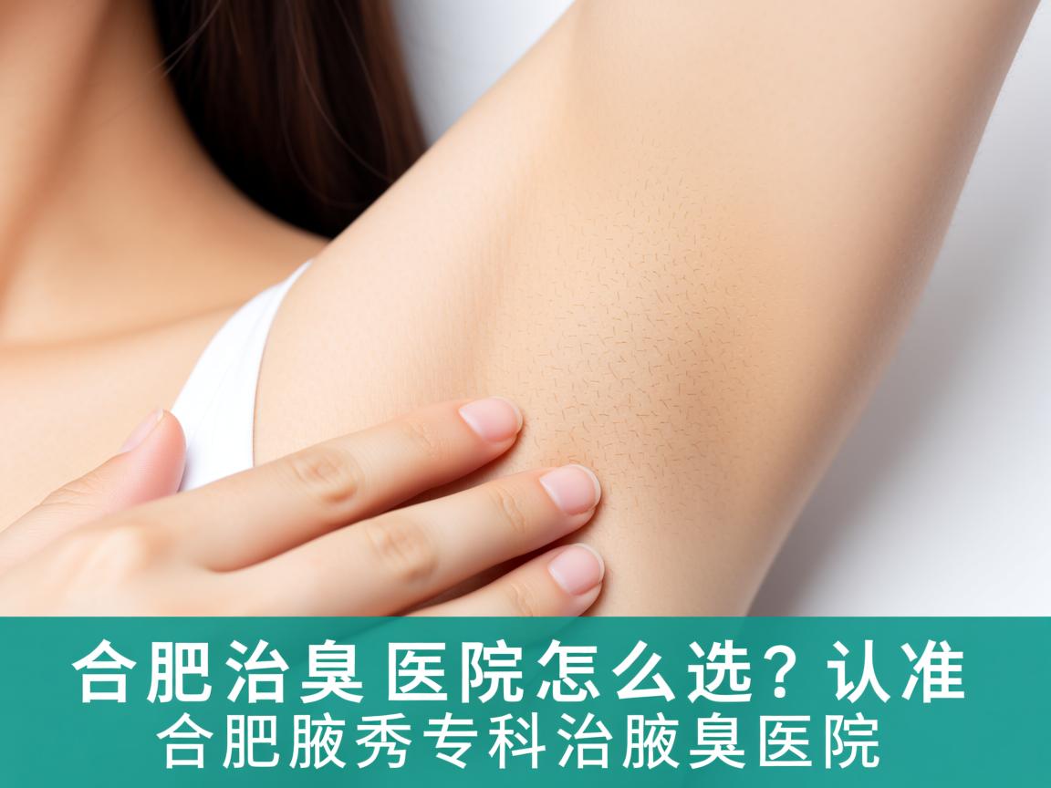 合肥治腋臭医院怎么选？认准合肥腋秀专科治腋臭医院
