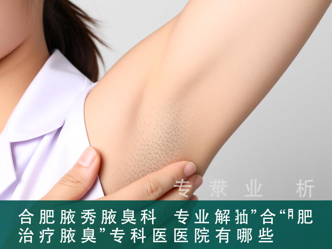 合肥腋秀腋臭专科，专业解析合肥治疗腋臭的专科医院有哪些