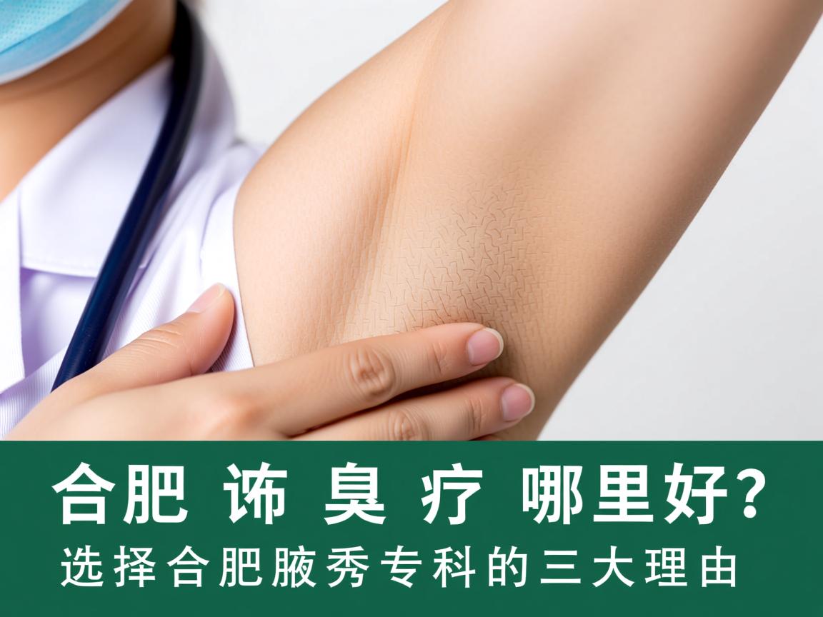 合肥腋臭诊疗哪里好？选择合肥腋秀专科的三大理由