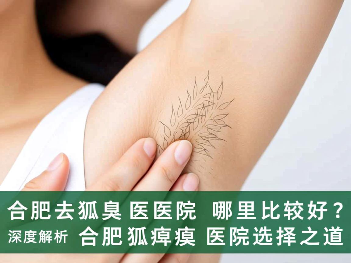 合肥去狐臭医院哪里比较好？深度解析合肥狐臭医院选择之道
