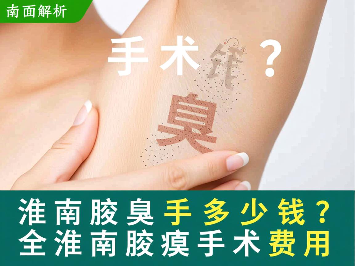 淮南腋臭手术多少钱？全面解析淮南腋臭手术费用
