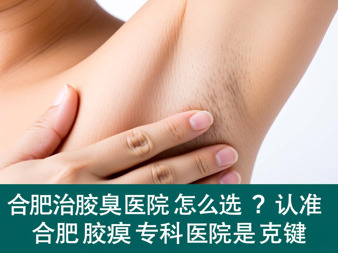 合肥治腋臭医院怎么选？认准合肥腋臭专科医院是关键