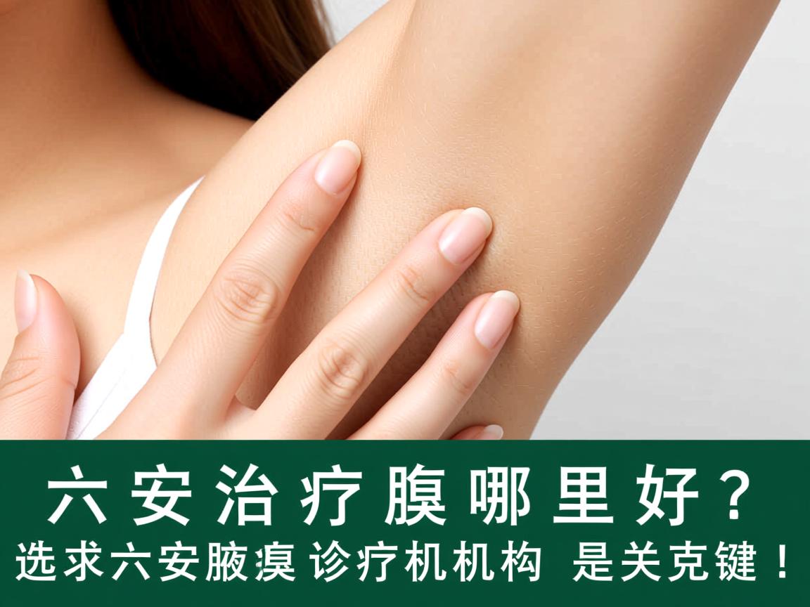 六安治疗腋臭哪里好？选对六安腋臭诊疗机构是关键！
