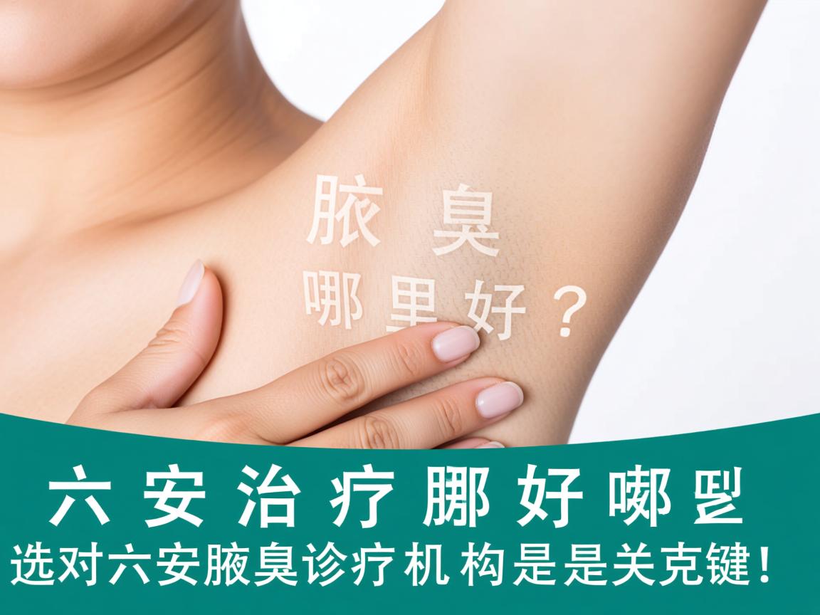 六安治疗腋臭哪里好？选对六安腋臭诊疗机构是关键！