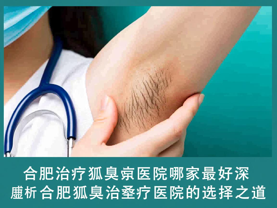 合肥治疗狐臭医院哪家最好？深度解析合肥狐臭治疗医院的选择之道