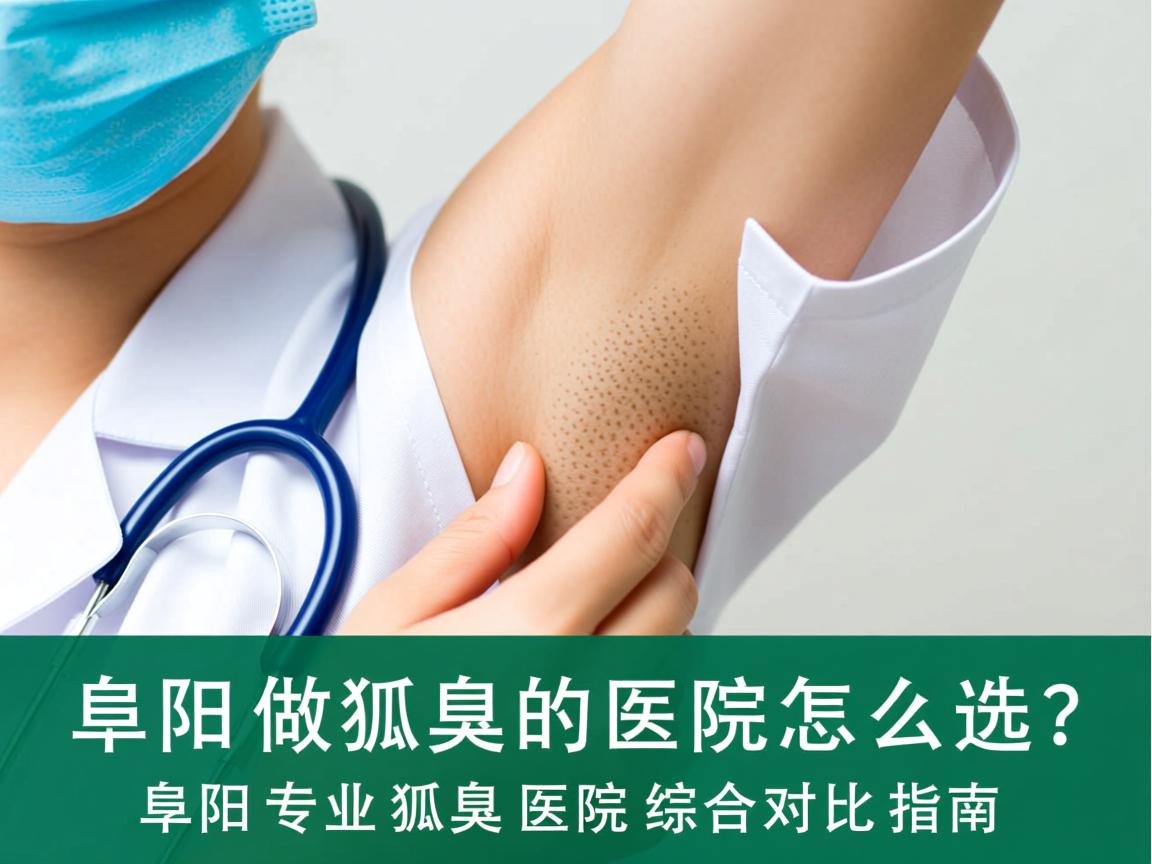 阜阳做狐臭的医院怎么选？阜阳专业狐臭医院综合对比指南
