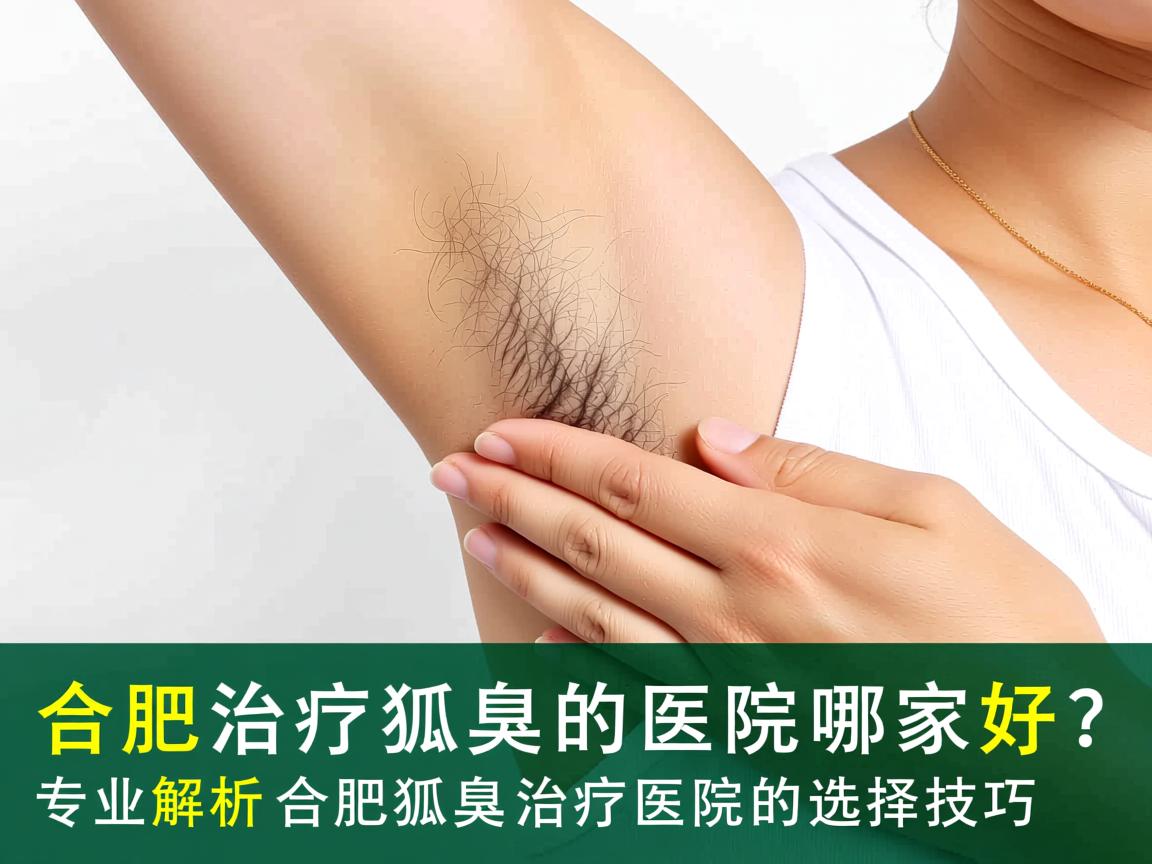 合肥治疗狐臭的医院哪家好？专业解析合肥狐臭治疗医院的选择技巧