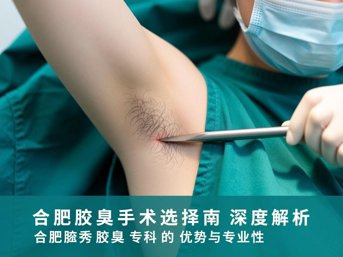合肥腋臭手术选择指南，深度解析合肥腋秀腋臭专科的优势与专业性