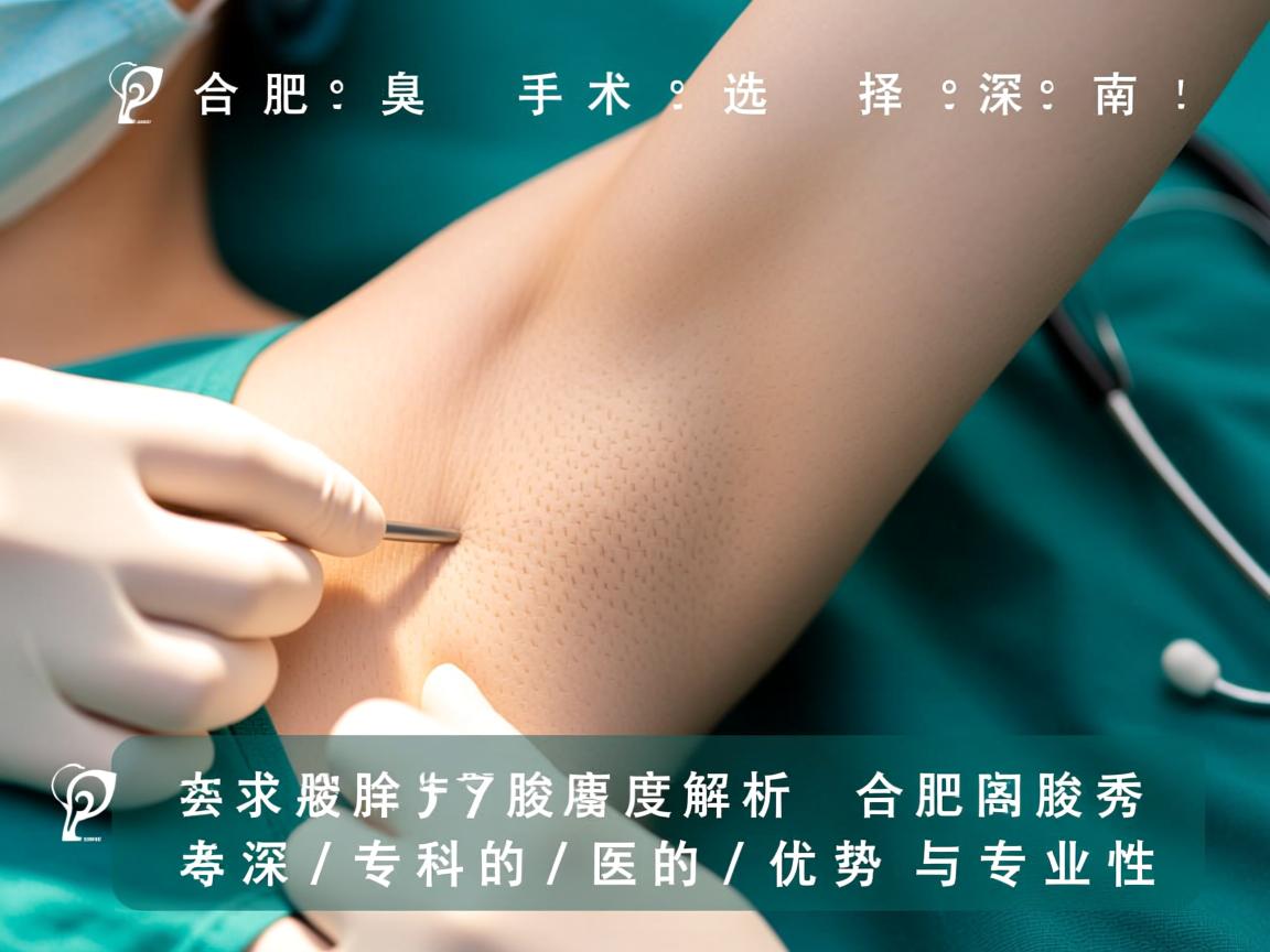 合肥腋臭手术选择指南，深度解析合肥腋秀腋臭专科的优势与专业性