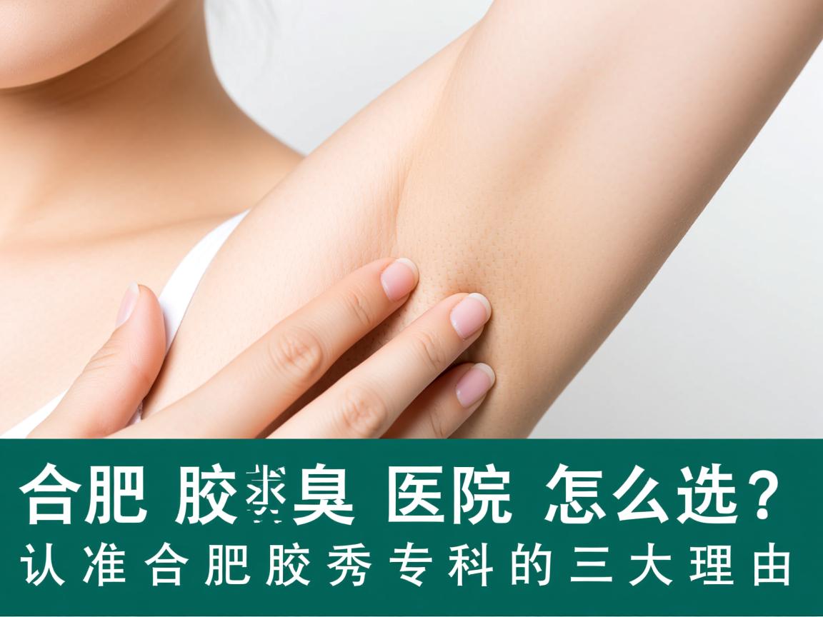 合肥腋臭医院怎么选？认准合肥腋秀专科的三大理由