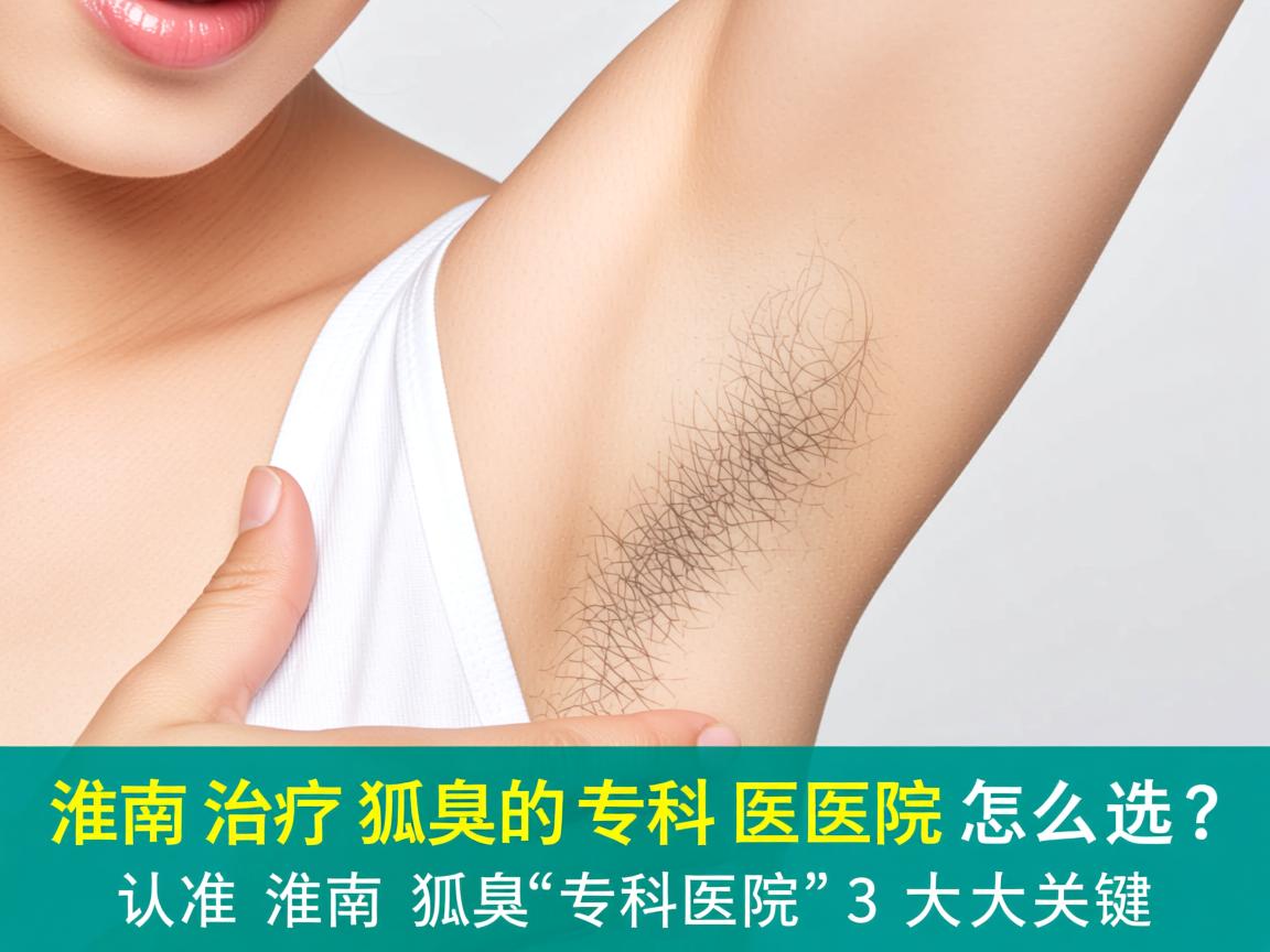 淮南治疗狐臭的专科医院怎么选？认准淮南狐臭专科医院的3大关键