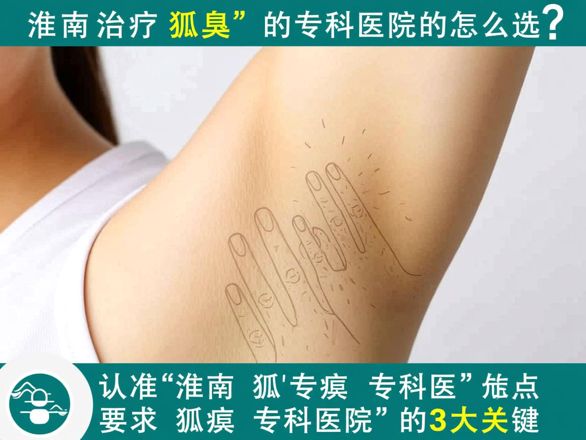 淮南治疗狐臭的专科医院怎么选？认准淮南狐臭专科医院的3大关键
