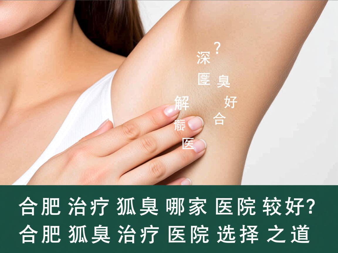 合肥治疗狐臭哪家医院较好？深度解析合肥狐臭治疗医院的选择之道