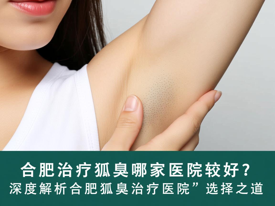 合肥治疗狐臭哪家医院较好？深度解析合肥狐臭治疗医院的选择之道