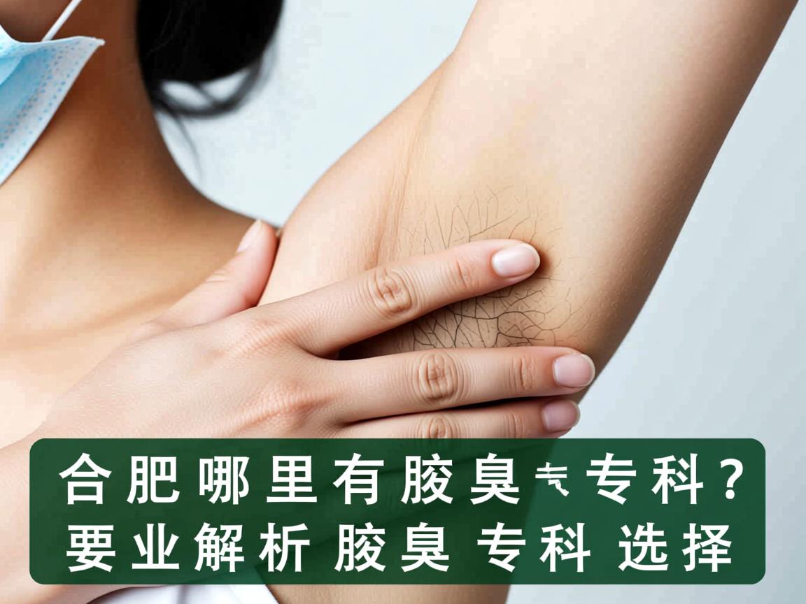 合肥哪里有腋臭专科？专业解析腋臭专科的选择