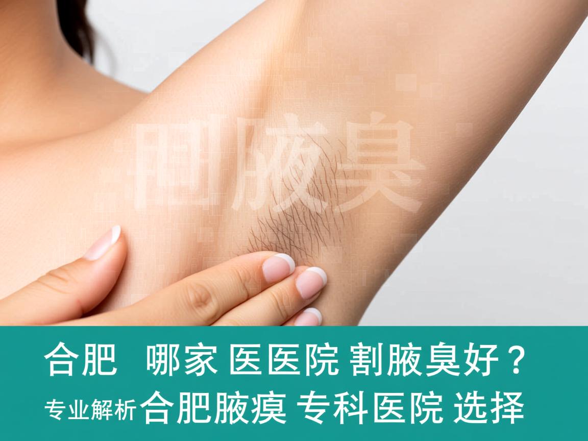 合肥哪家医院割腋臭好？专业解析合肥腋臭专科医院选择