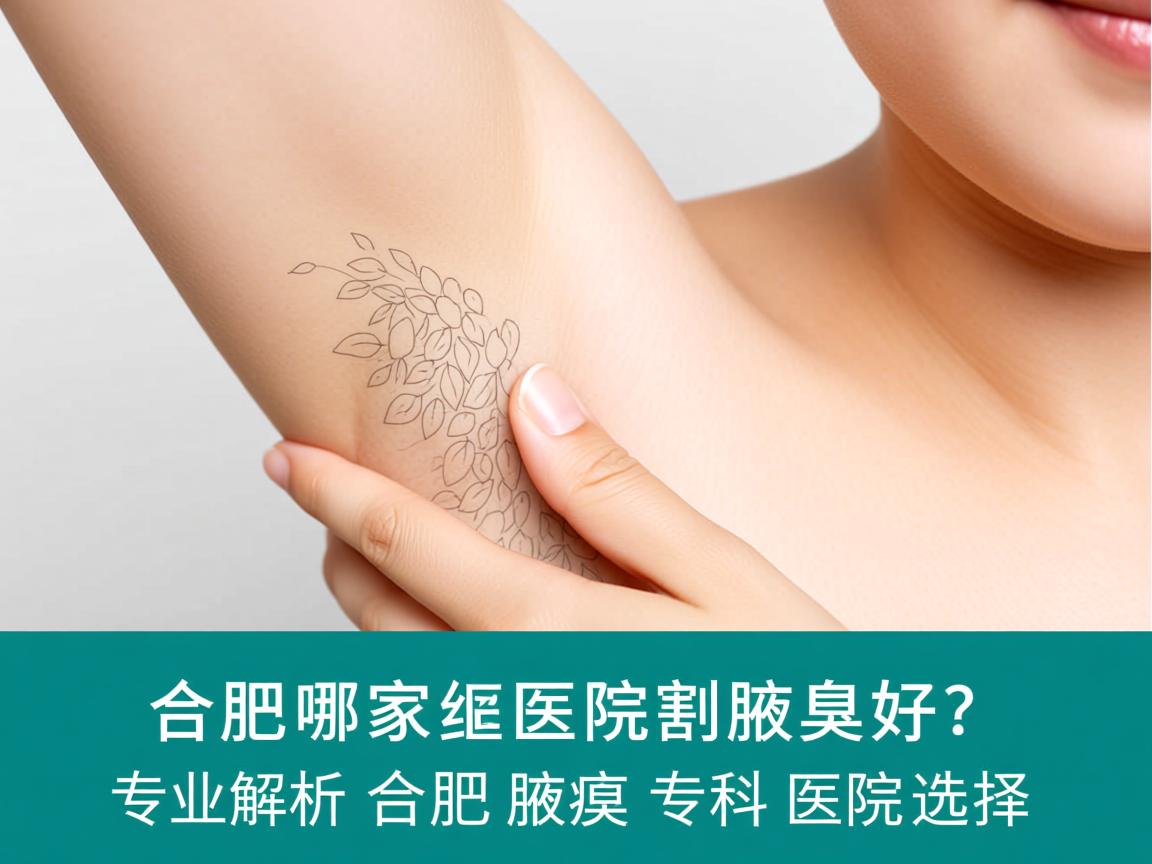 合肥哪家医院割腋臭好？专业解析合肥腋臭专科医院选择