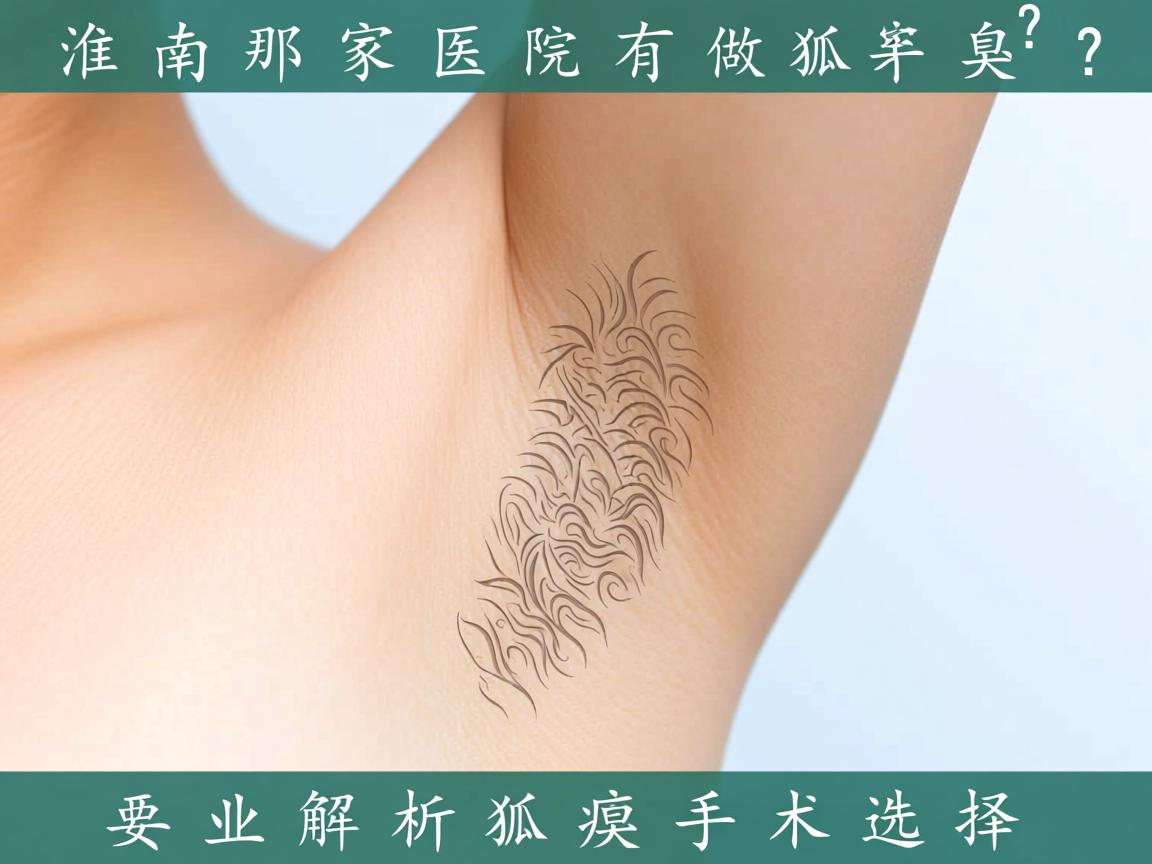 淮南那家医院有做狐臭手术的吗？专业解析狐臭手术选择