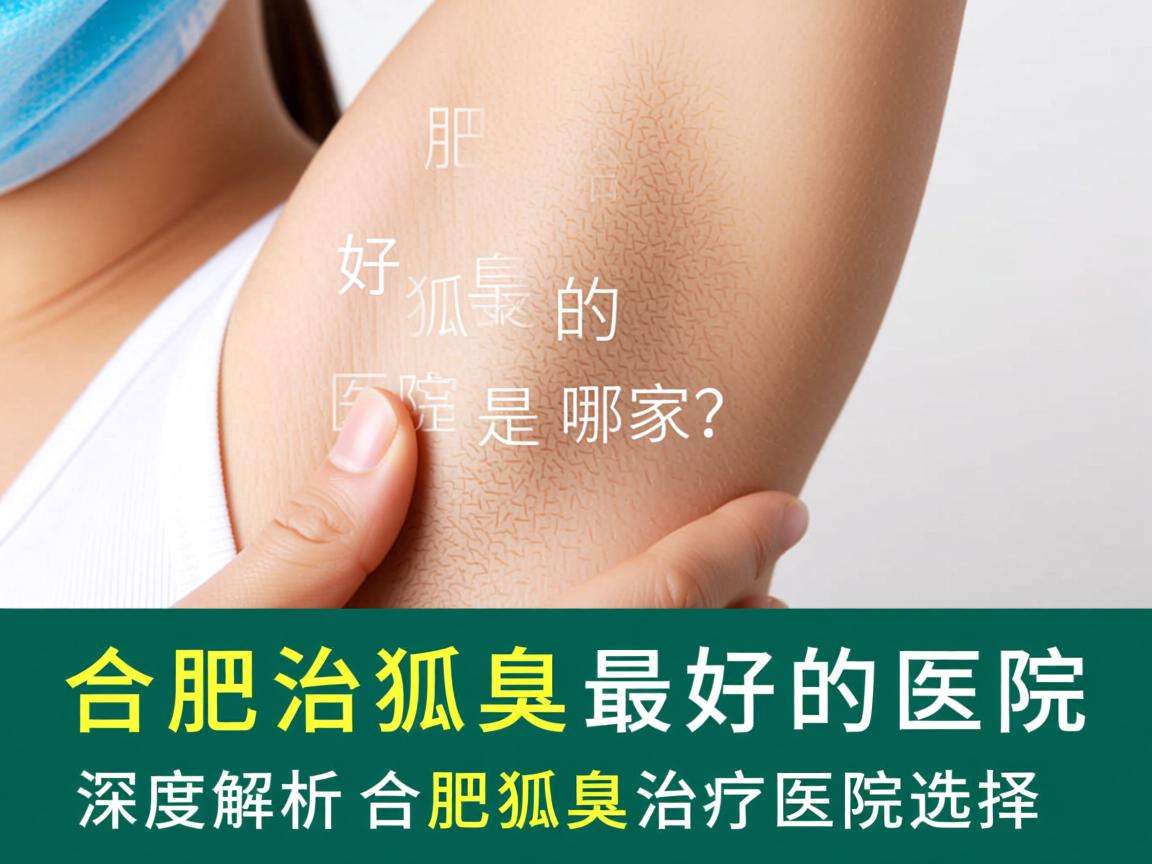 合肥治狐臭最好的医院是哪家？深度解析合肥狐臭治疗医院的选择