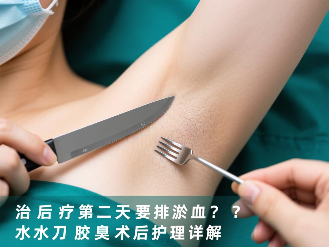 水刀治疗腋臭后第二天要排淤血吗？水刀腋臭术后护理详解