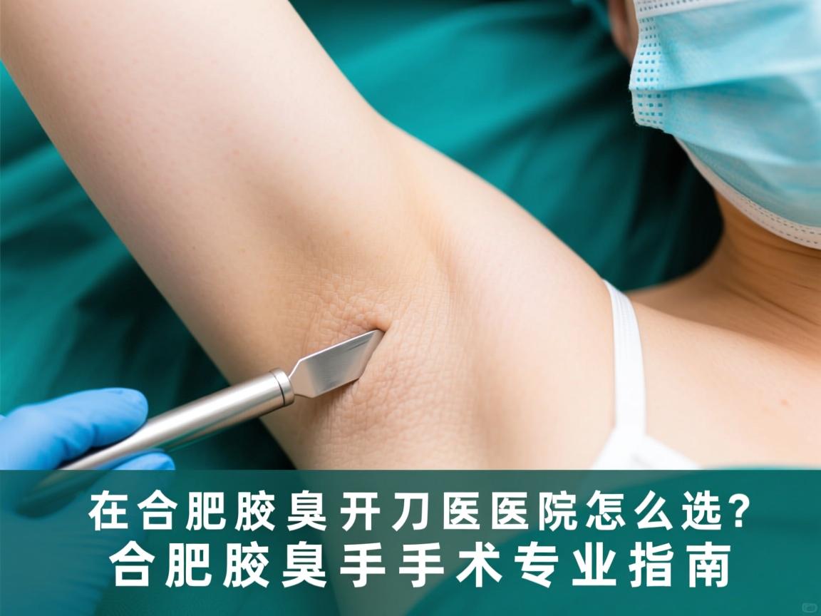 在合肥腋臭开刀医院怎么选？合肥腋臭手术专业指南