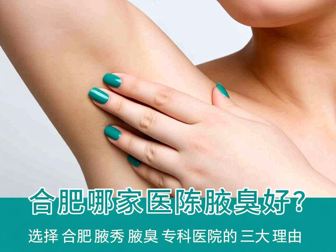 合肥哪家医院除腋臭好？选择合肥腋秀腋臭专科医院的三大理由