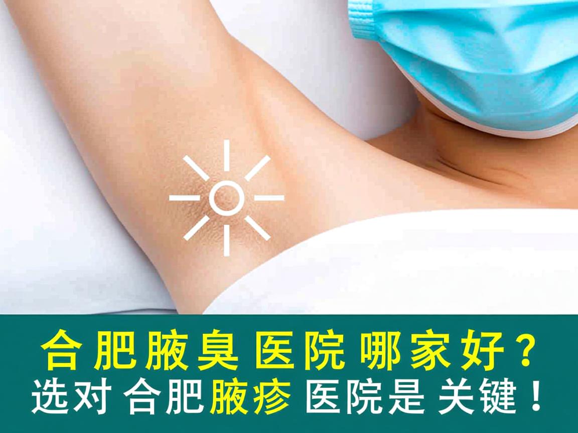 合肥腋臭医院哪家好？选对合肥腋臭医院是关键！