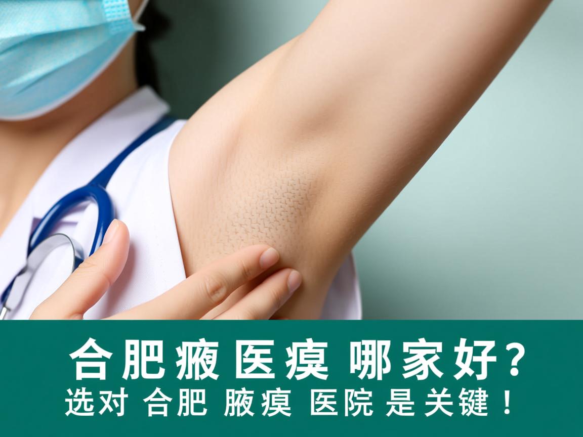 合肥腋臭医院哪家好？选对合肥腋臭医院是关键！