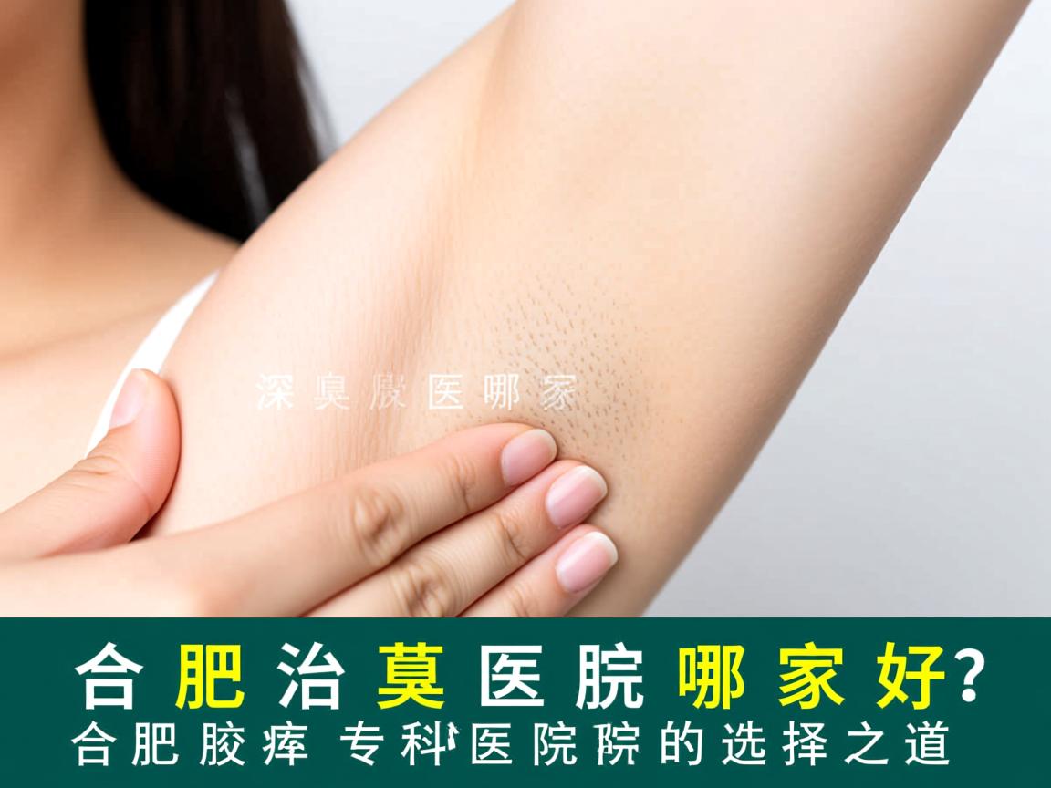 合肥治腋臭医院哪家好？深度解析合肥腋臭专科医院的选择之道