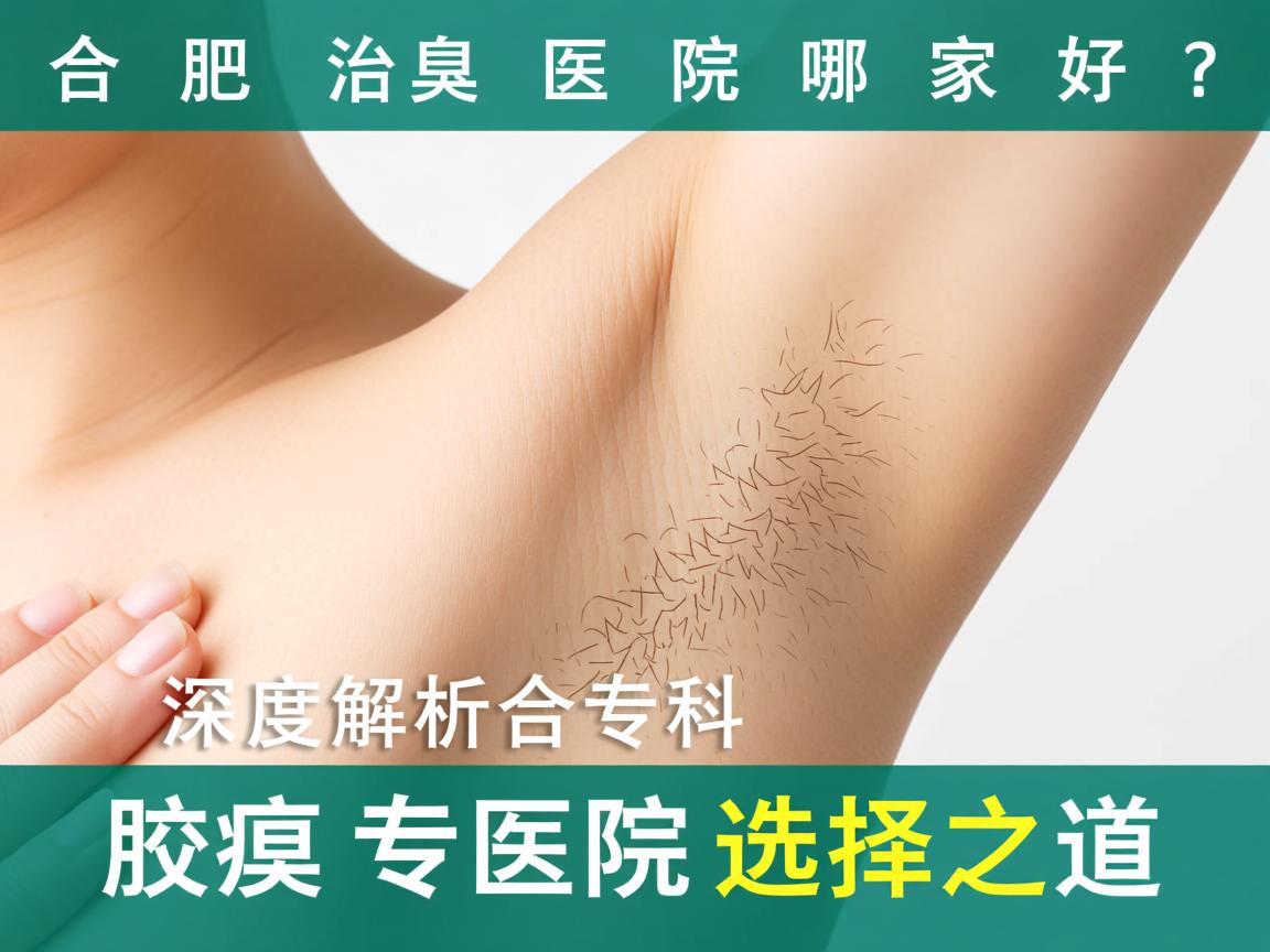 合肥治腋臭医院哪家好？深度解析合肥腋臭专科医院的选择之道